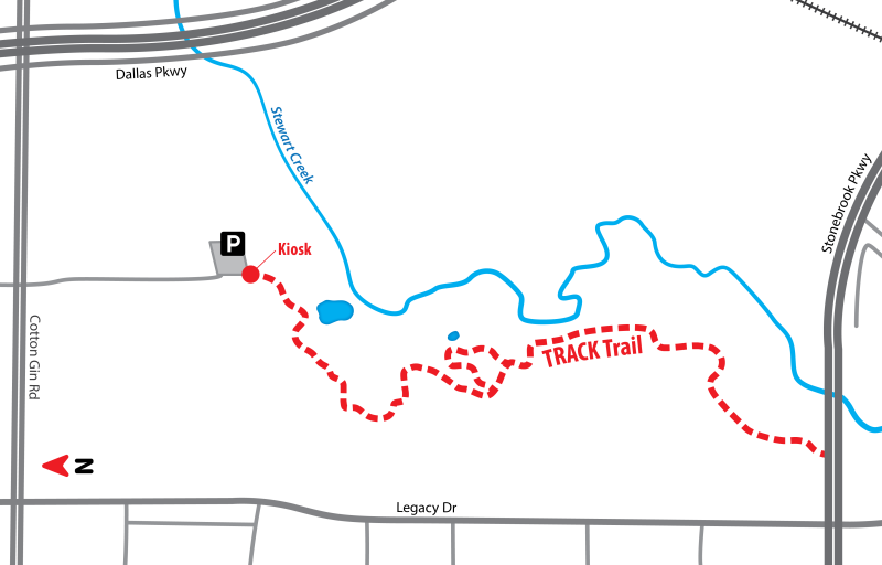 Grand Park - Big Bluestem TRACK Trail Map