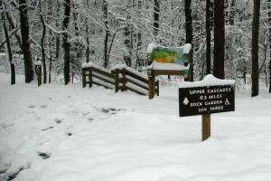 Snow at Hanging Rock State Park