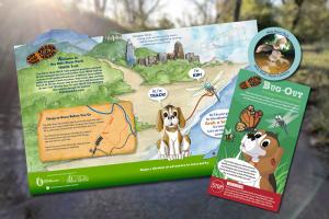 Mills River Sign, Brochures, and Sticker
