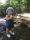 Baby Charlee in a Montreat stream
