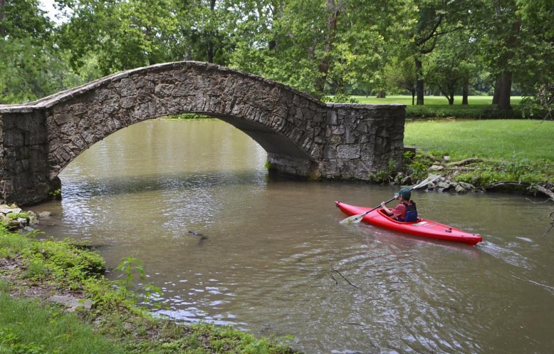 Kayaker at Eastwood MetroPark