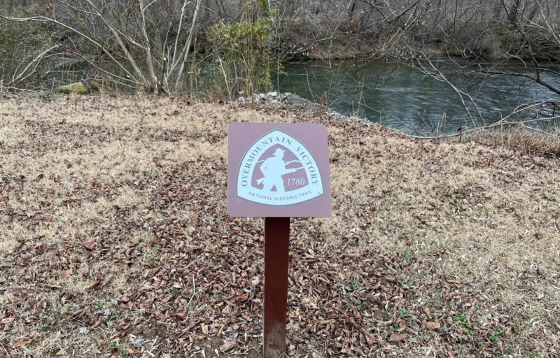 Overmountain Victory Trail sign
