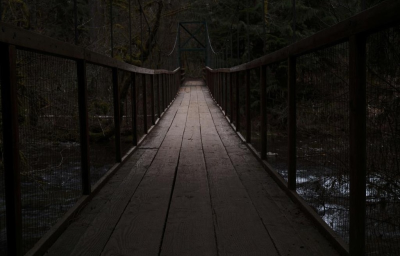 Eagle Creek suspension Bridge