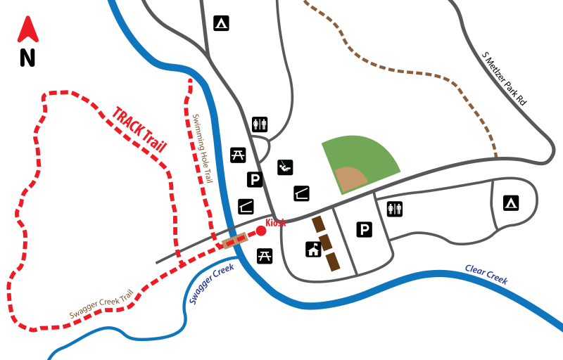 Metzler Park TRACK Trail Map