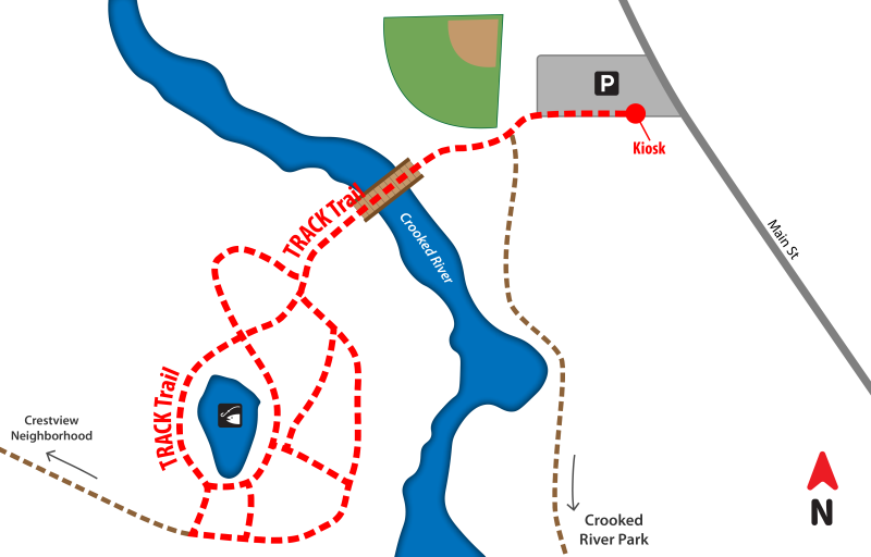 Rimrock Park TRACK Trail Map