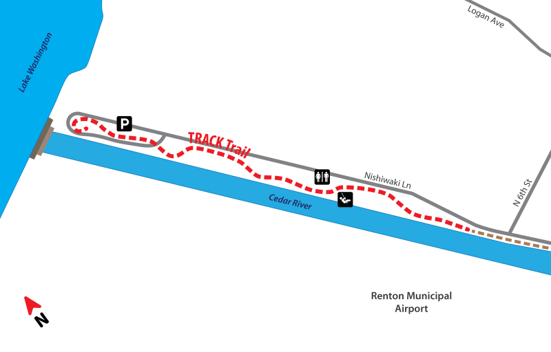 Cedar River TRACK Trail Map