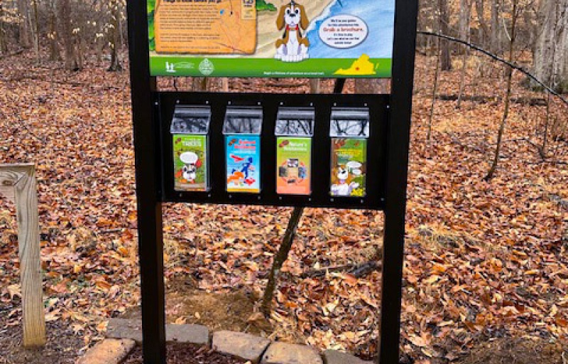 Trailhead Sign at Camp Kum-Ba-Yah