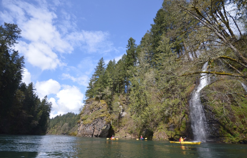 Kayaking at Timber Park