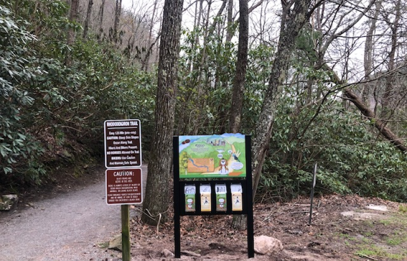 Trailhead kiosk 