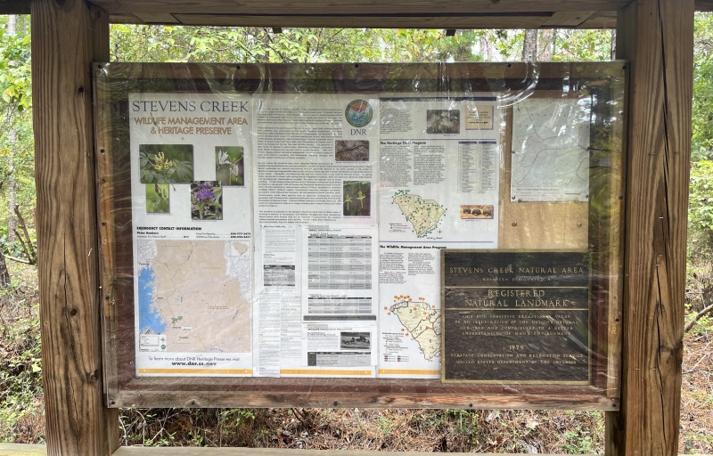 Kiosk at Stevens Creek HP