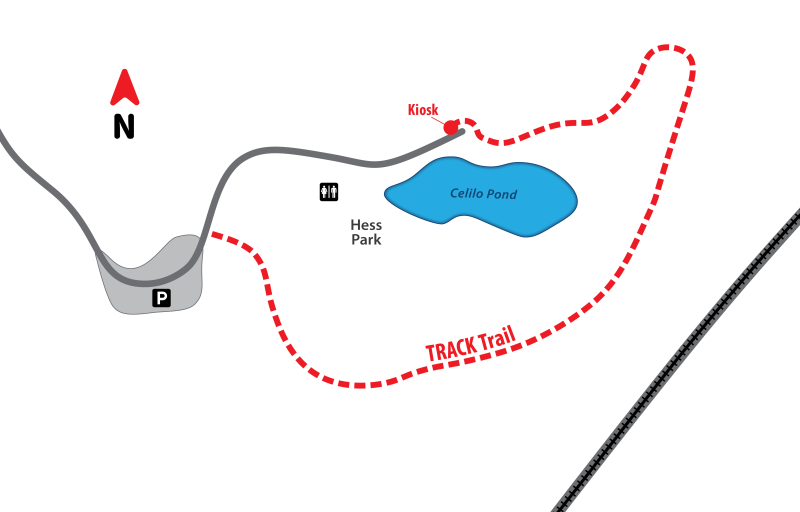 The TRACK Trail route at Hess Park