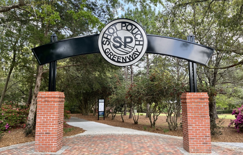 Shot Pouch Greenway Trailhead