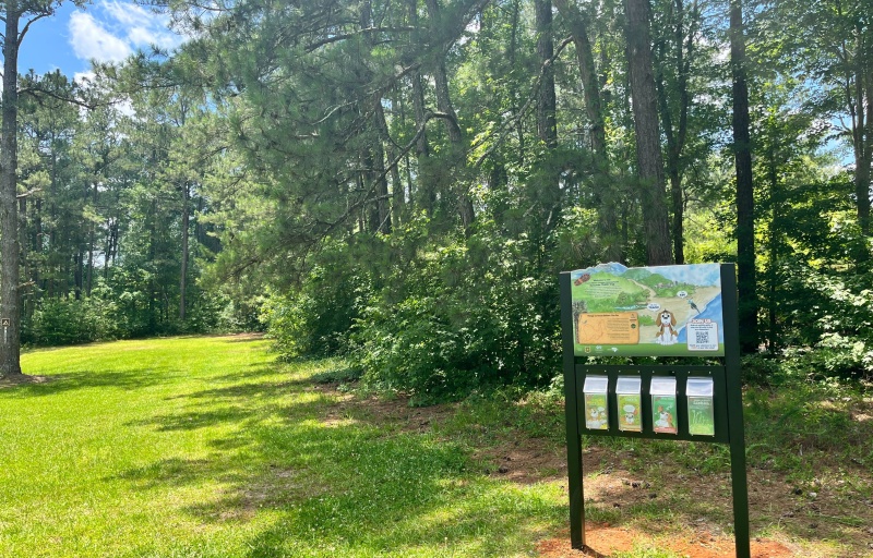 Buncombe TRACK Trail Sign