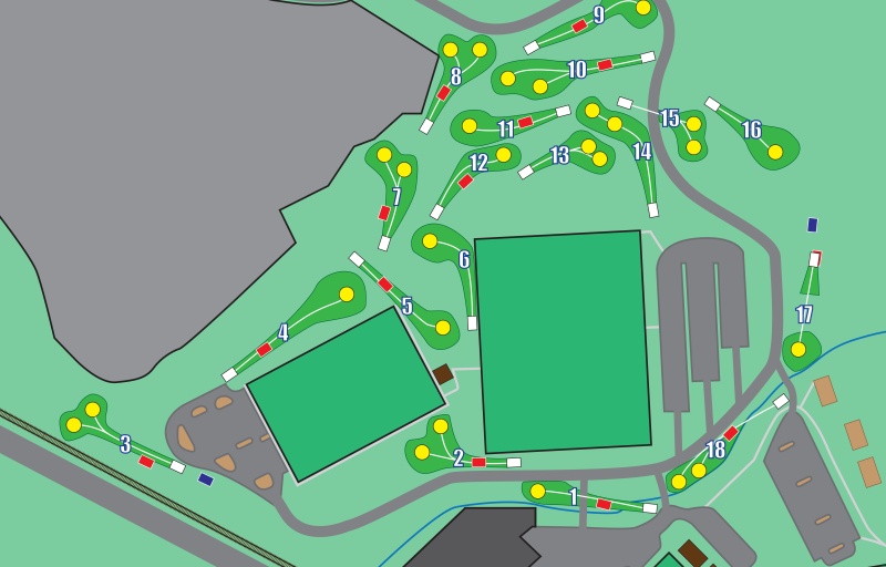Sand Hill NTDGC course map