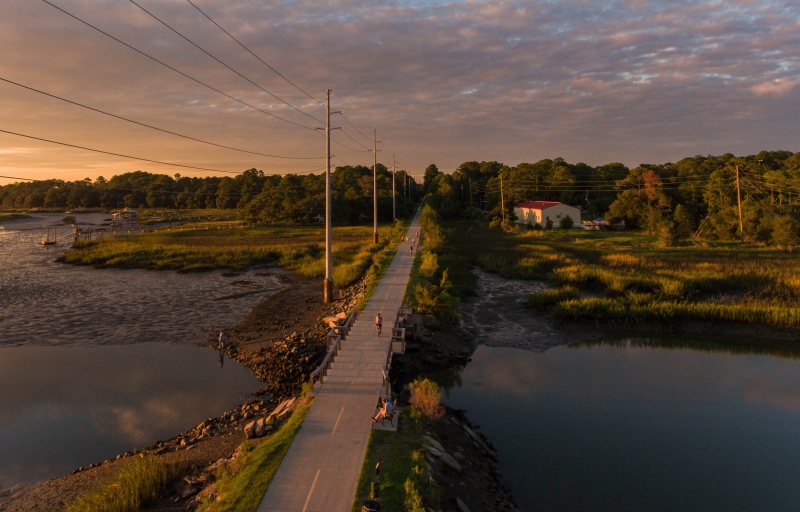 Aerial of Segment 4 Mather Trestle