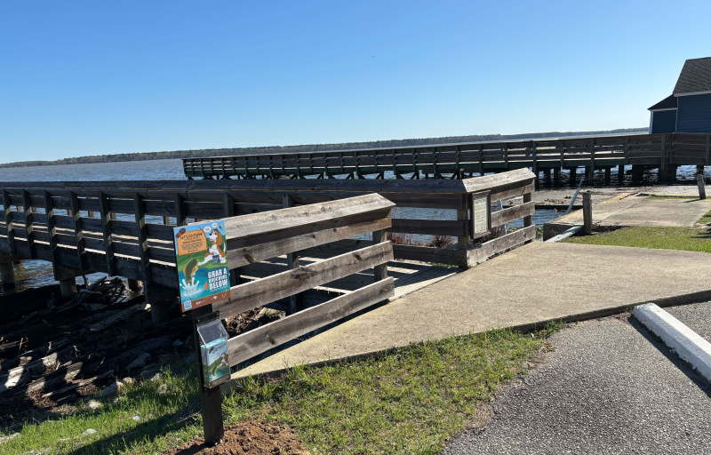 Fishing sign at Santee
