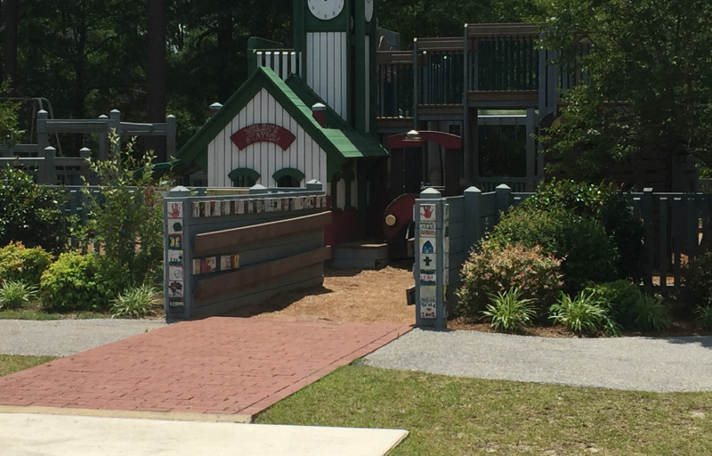 Playground entrance