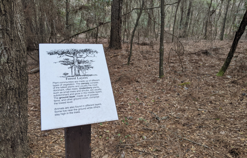 Lake Warren Trail Sign
