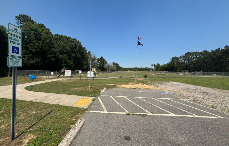 Brightsville parking lot photo