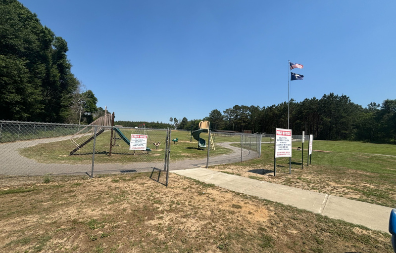 Gate to enter Brightsville