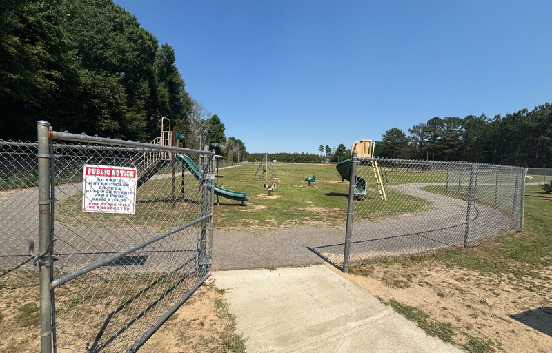 Gate to enter Brightsville