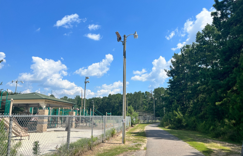 Trail around playground
