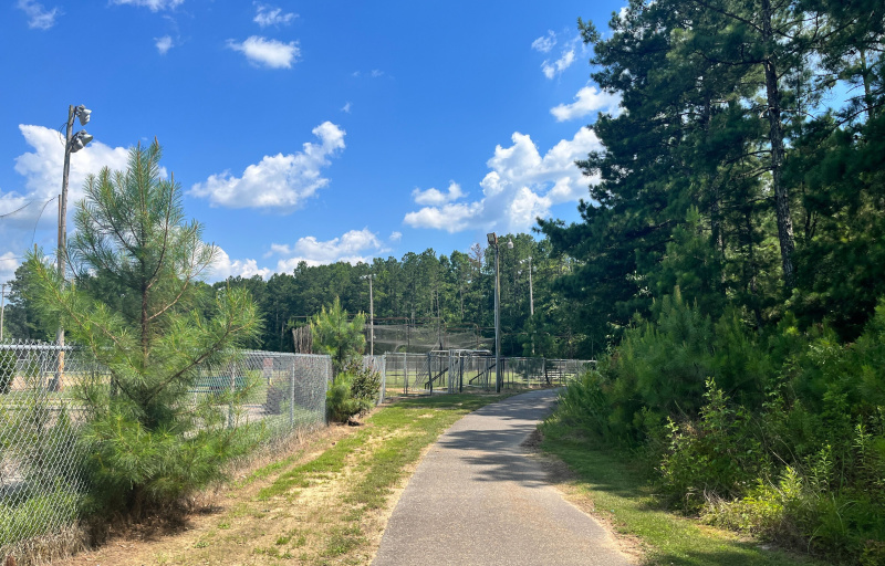 Paved trail at Pete Smith