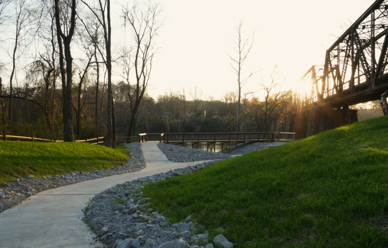 Kayak launch at broad river