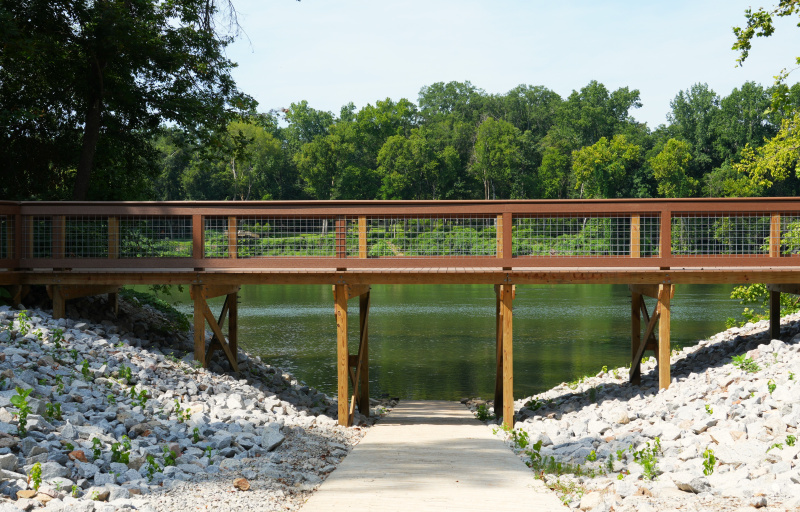 Kayak launch at broad river