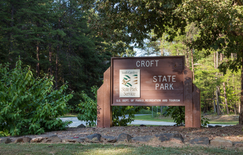 Croft State Park Sign