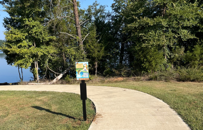 Fishing Signage at Springs Park