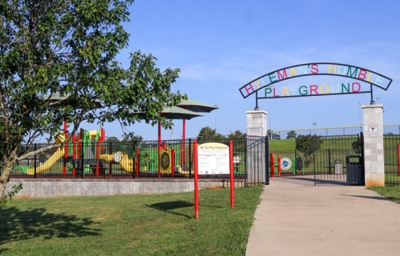 Playground entrance