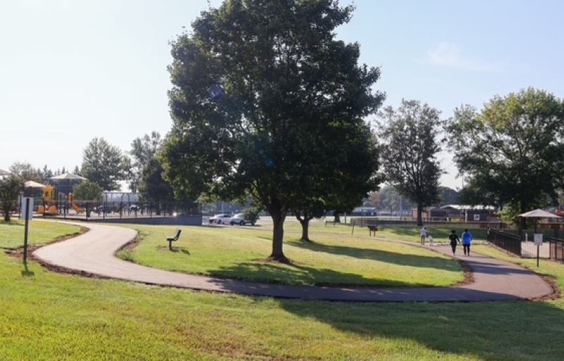 Paved Trail around Midway Park