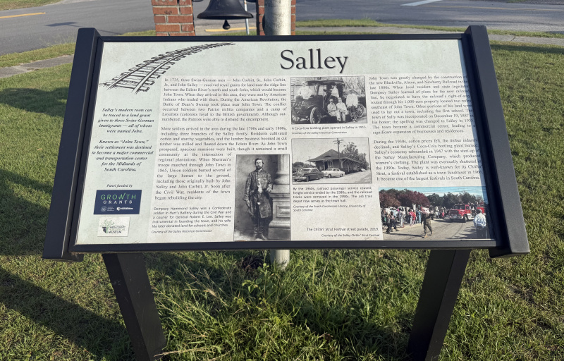 Interp Sign about Salley