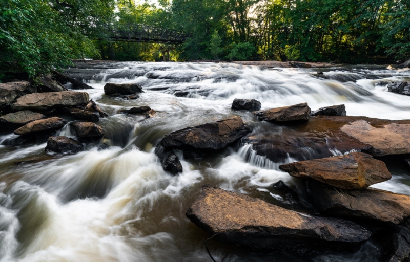 River flowing