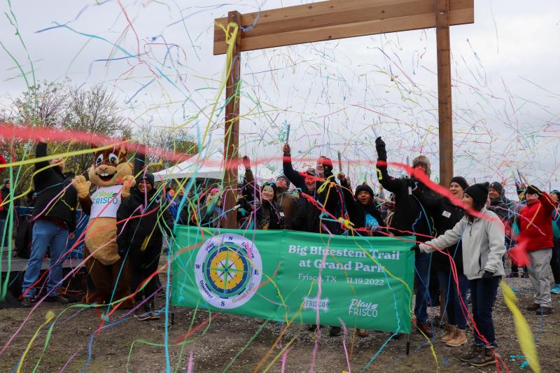 Opening of the Big Bluestem TRACK Trail in Frisco Texas
