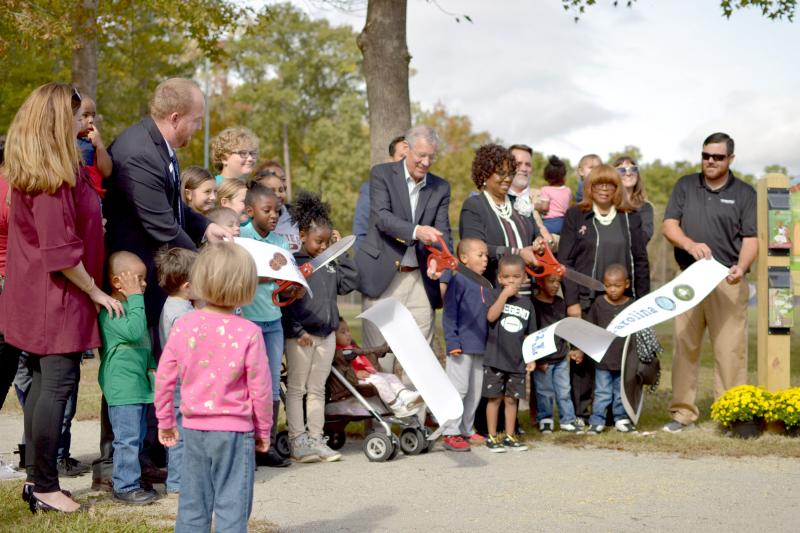 Ribbon Cutting of the 100th North Carolina TRACK Trail