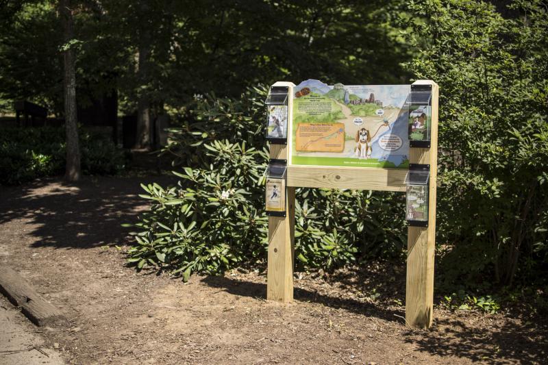 Montreat TRACK Trail Sign