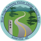 Blue Ridge Parkway Visitor Center TRACK Trail sticker