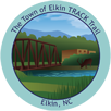 Collectible sticker for Town of Elkin