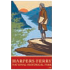 Collectible sticker for Harpers Ferry