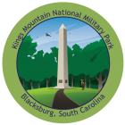 Collectible sticker for Kings Mountain National Military Park