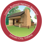 Collectible sticker for Lincoln Boyhood