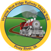 Collectible sticker for Blue Ridge Railway Trail