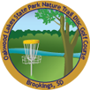 Oakwood Lakes State Park Nature Trail Disc Golf Course sticker
