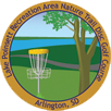 Disc golf sticker