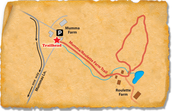 Map of TRACK Trail at Antietam National Battlefield