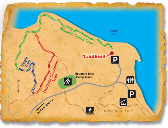 Map of TRACK Trail at City Lake Park