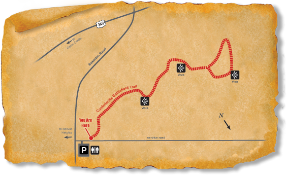 Map of TRACK Trail at Harpers Ferry