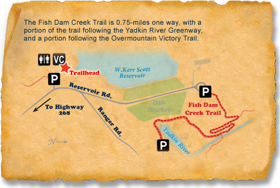 W. Kerr Scott Reservoir map